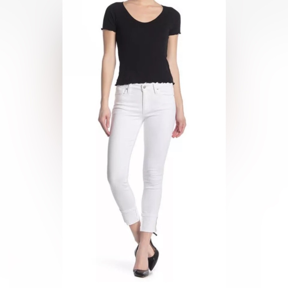 Joes jeans white cuff crop jeans ladies
